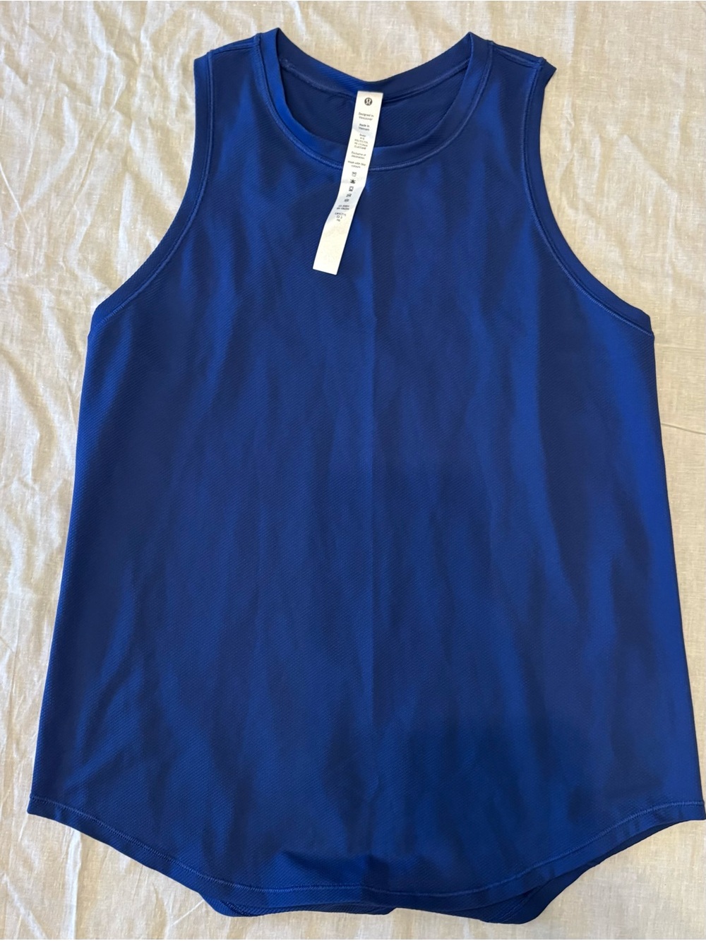Lulu Royal Blue Sleeveless Tank Top